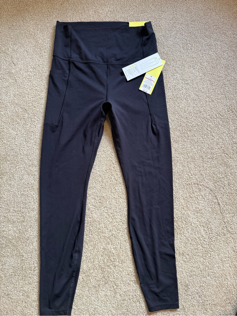 NWT Women’s Black High-Waist Active Leggings